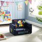 Convertible Sofa 2-In-1 Flip Open Kids Sleeper Chair （Monster）