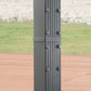 10Ft x 10Ft Patio Aluminum Pergola with UV-Proof Canopy Outdoor Heavy Duty Grape Trellis Pergola with Sunshade Canopy （Gray）